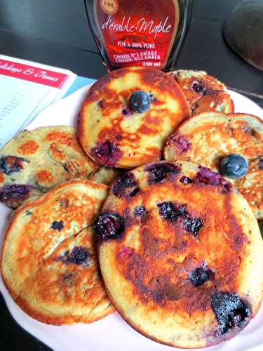 Pancakes aux myrtilles (Canada) | Je cuisine donc je suis