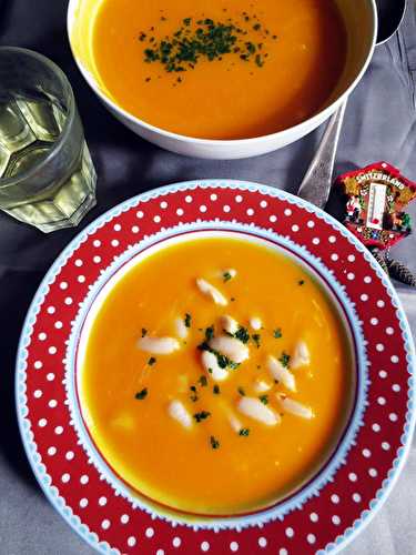 Soupe à la Courge & Haricots Blancs | Je cuisine donc je suis