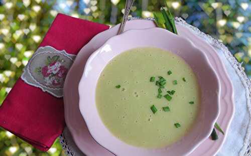 Vichyssoise (Soupe de Poireaux) Je cuisine donc je suis