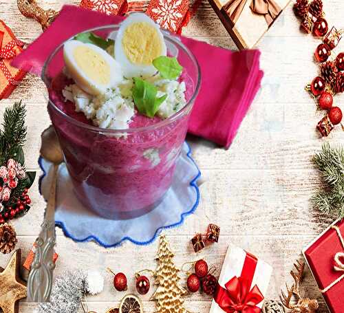 Mousse de Betterave Festive Je cuisine donc je suis