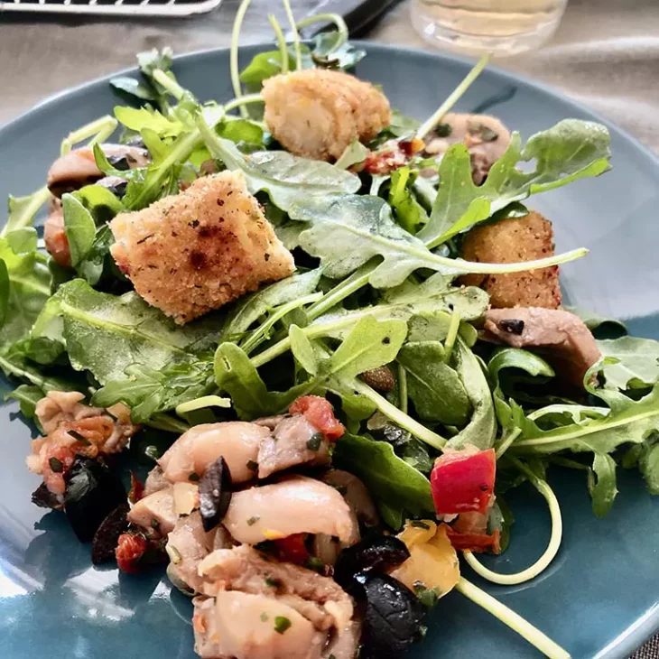 Salade de Roquette aux Champignons