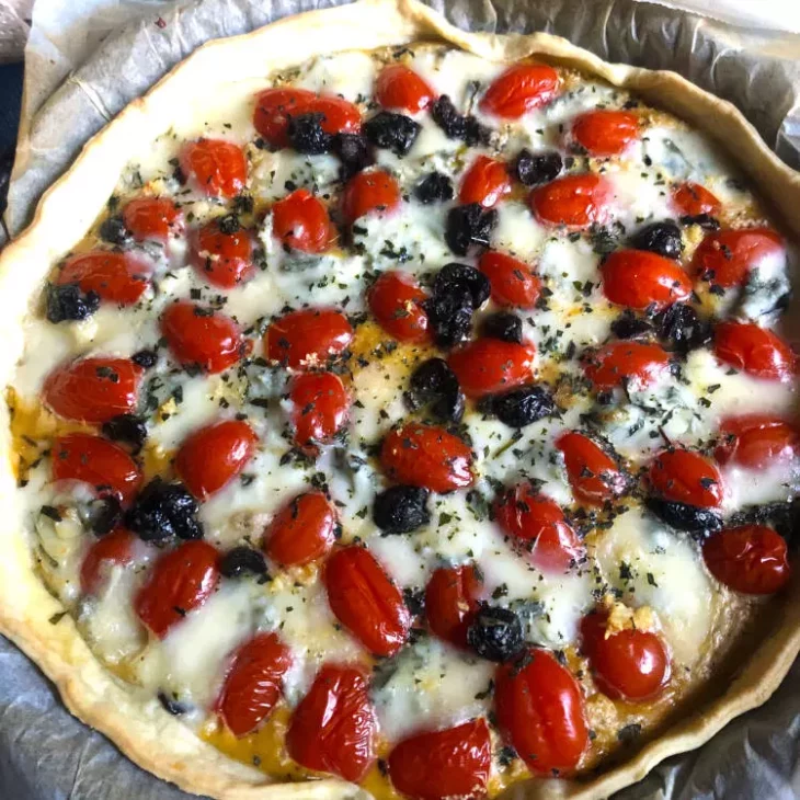 Tarte Tomates Gorgonzola Facile et Délicieuse