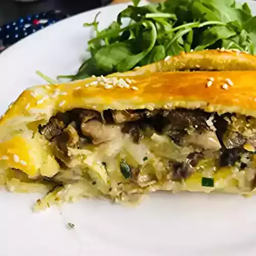 Strudel Champignons et Pommes de Terre