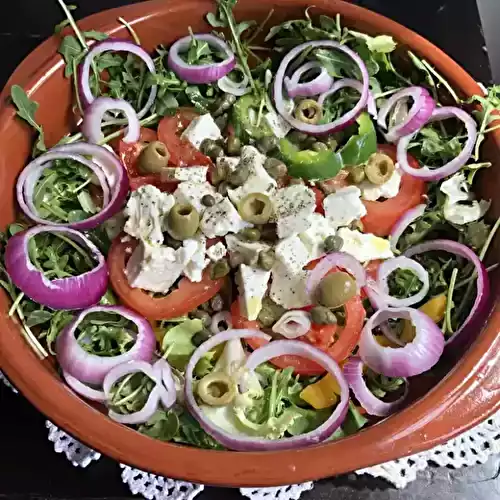 La VRAIE Salade Grecque traditionnelle