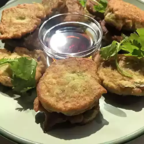 Croquettes de pois chiches et coriandre (vegan)