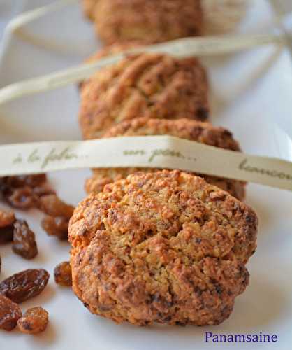 Cookies aux flocons d'avoine et raisins secs