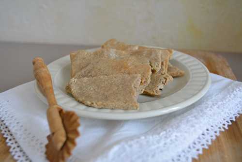 Crackers à la farine de châtaigne