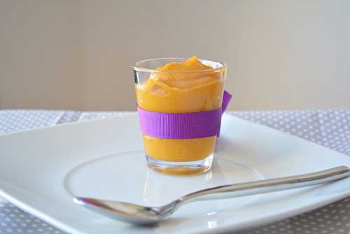 Crème patate douce abricot thym