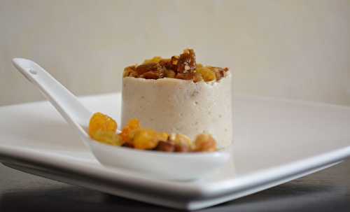 Panna Cotta Roquefort-Noix Raisins-Secs