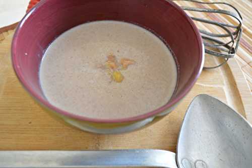 Velouté "cha-cha" - châtaigne champignon