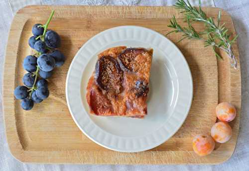 Clafoutis végétal aux figues