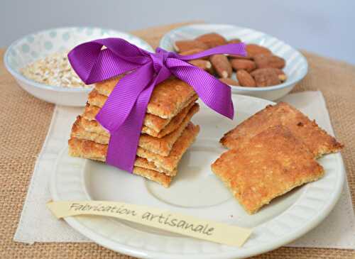 Biscuit amande aux flocons d'avoine et farine d'épeautre