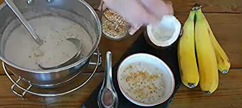 La recette des bananes au lait de coco et perles de tapioca
