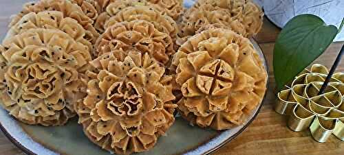 Recette biscuits fleurs de lotus