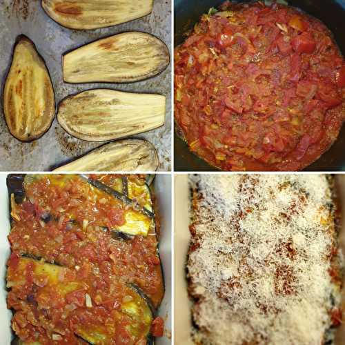 Aubergines à la parmigiana