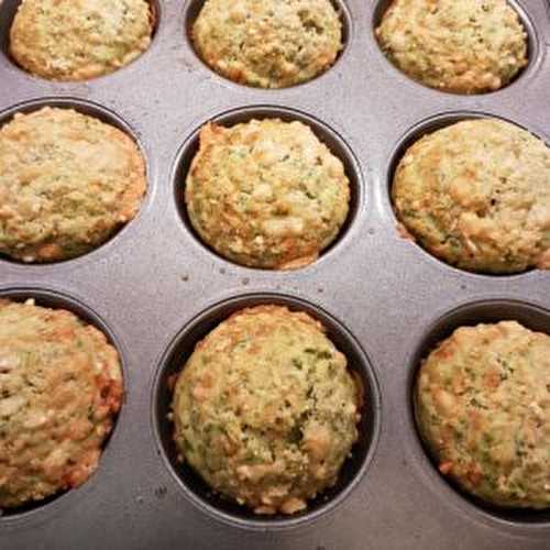 Muffins au Parmesan et aux épinards