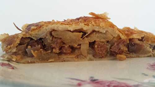 Strudel aux pommes épicées