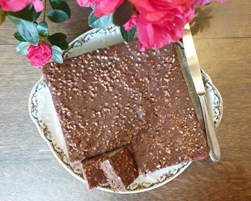 Gâteau au chocolat léger à la courgette