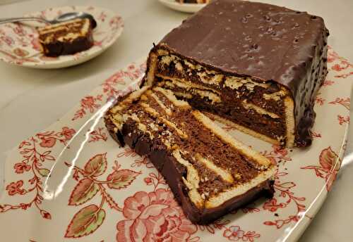 Gâteau au chocolat aux Petits Beurre