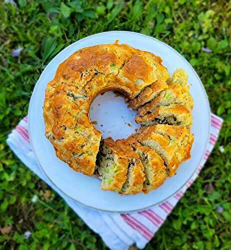 Cake au bleu fermier et céleri – Jean Sulpice