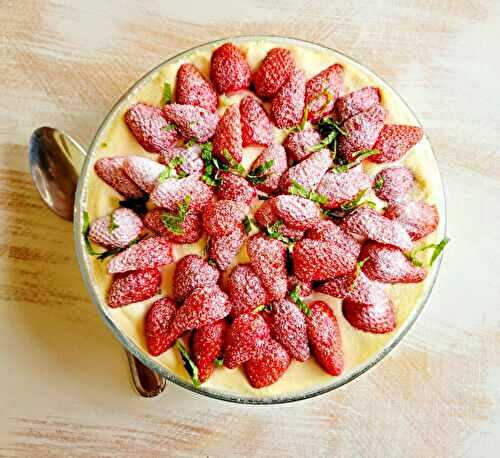 Tiramisu aux fraises