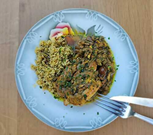 Tajine poulet citron olives