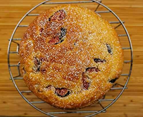 Gâteau moelleux figues noix de coco