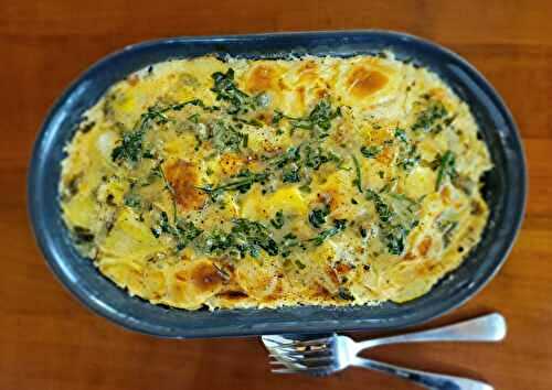 Gratin de pommes de terre, fenouil et saumon fumé – Ottolenghi