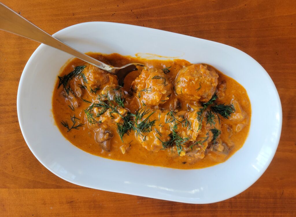 Boulettes de bœuf Stroganov – Ottolenghi