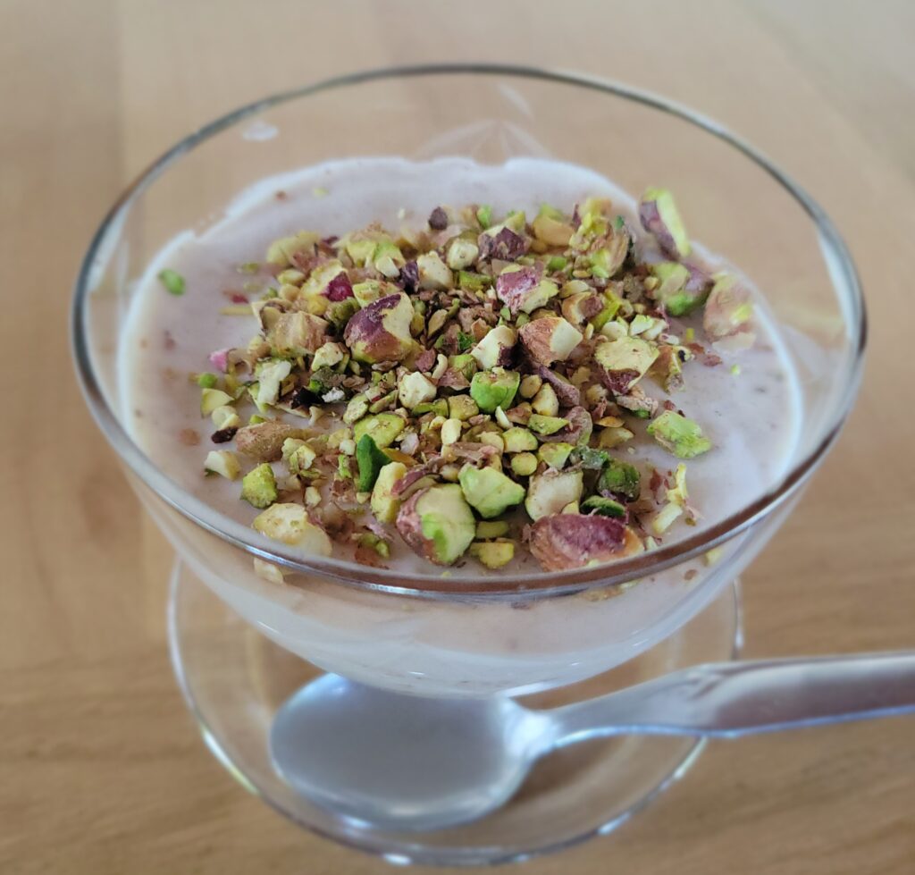 Bavarois à la banane