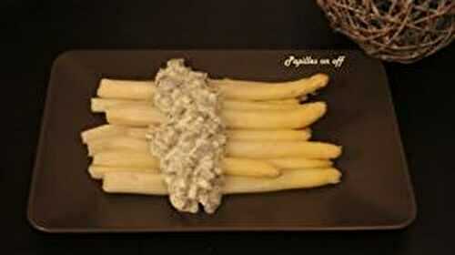 Asperges blanches sauce tartare au thermomix ou sans