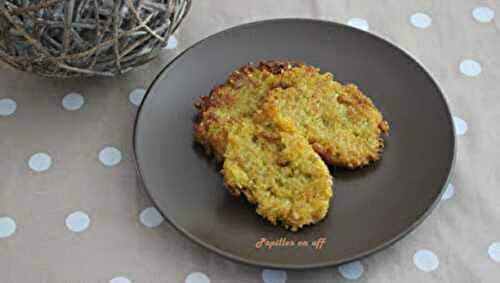 Beignets de carottes et courgettes au boulgour, au thermomix ou sans