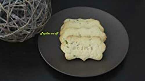 Biscuits mojito (menthe, rhum et citron vert) au thermomix ou sans