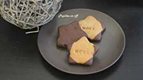 Biscuits sablés pain d’épices au chocolat et orange au thermomix ou sans