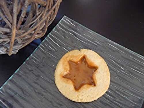 Biscuits « vitrail » au caramel au thermomix ou sans
