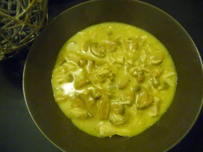 Blanquette de poulet aux champignons au thermomix