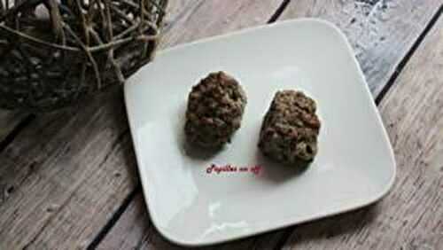 Boulettes de boeuf aux lentilles