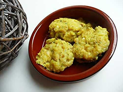 Boulettes de brandade de morue à la pâte de curry