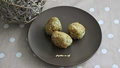 Boulettes de cabillaud au satay au thermomix ou sans