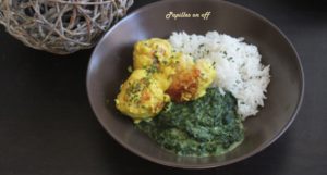 Boulettes de poulet, sauce curcuma au thermomix ou sans