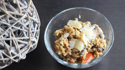 Boulgour aux légumes et parmesan