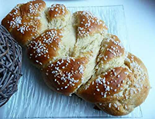 Brioche tressée à la fleur d’oranger au thermomix ou pas !