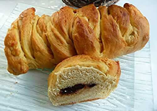 Brioche tressée aux pépites de chocolat