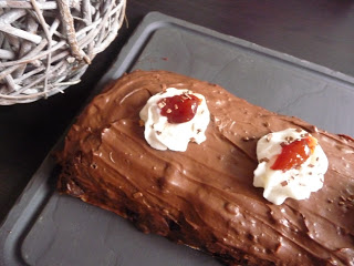 Bûche de Noël façon Forêt Noire au thermomix ou sans