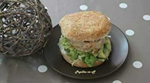 Burgers poulet avocat