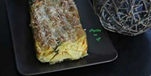 Cake de ravioles aux courgettes au thermomix ou sans