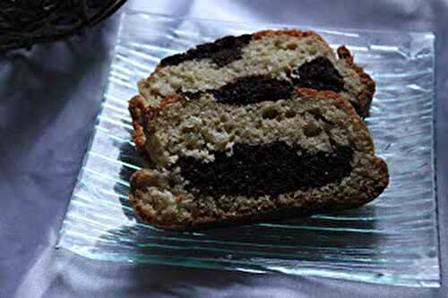 Cake marbré chocolat noix de coco au thermomix ou sans