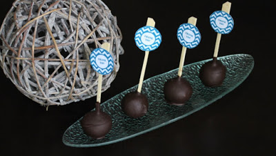 Cake pops noix de coco et chocolat façon bounty