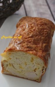 Cake poulet cheddar au thermomix ou sans