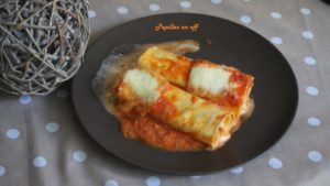 Cannellonis à la tomate et à la ricotta au thermomix ou sans